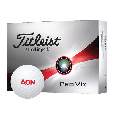 Titleist Pro V1X - with AON Logo- Dozen